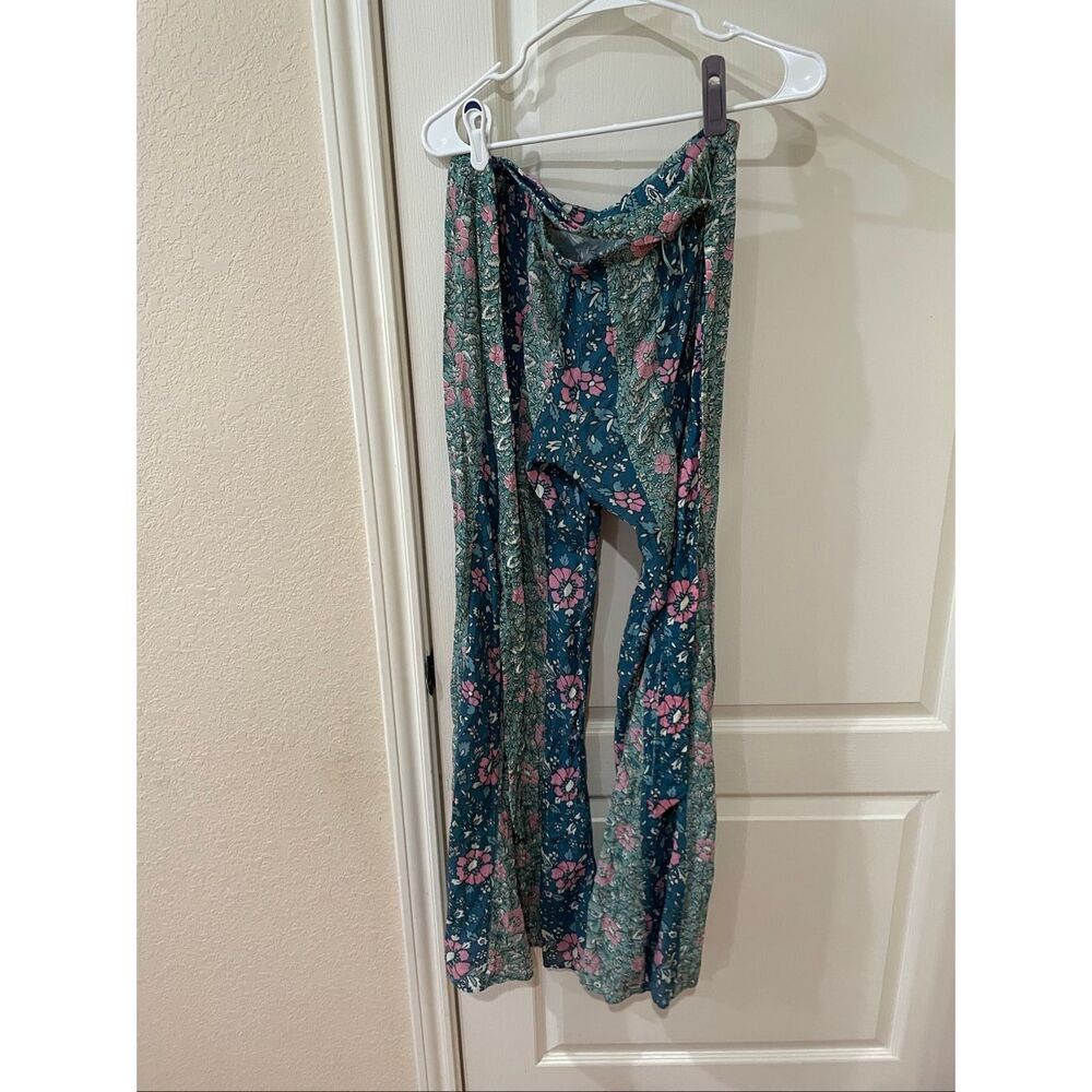 Free People BALI Sultry Bohemian Flare pant size small - Picture 5 of 6